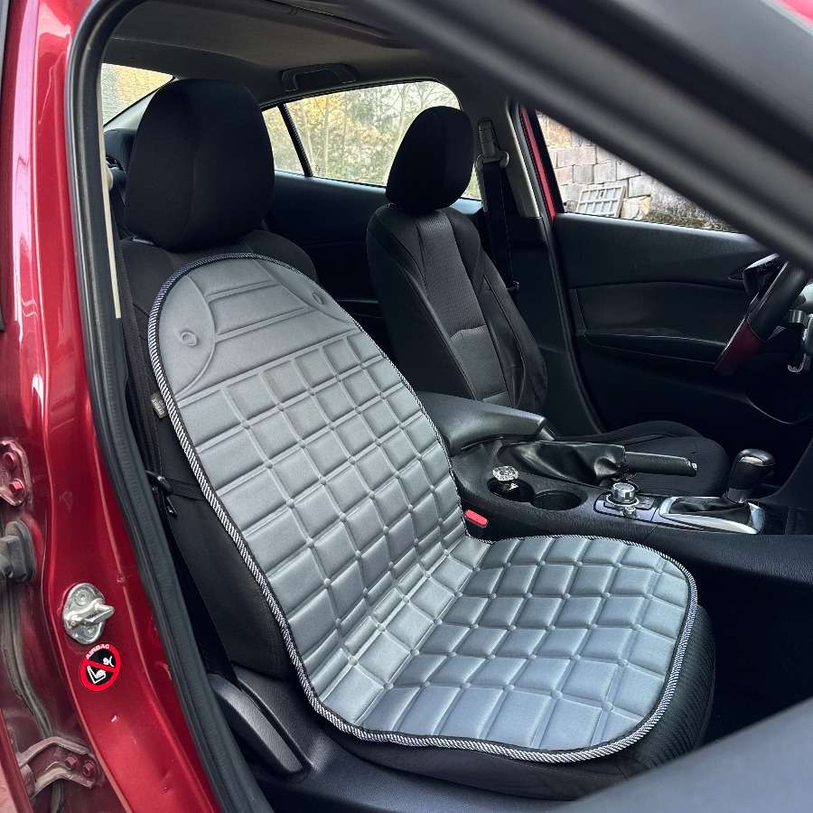Car Seat Cushion Grey Size 2 Seats