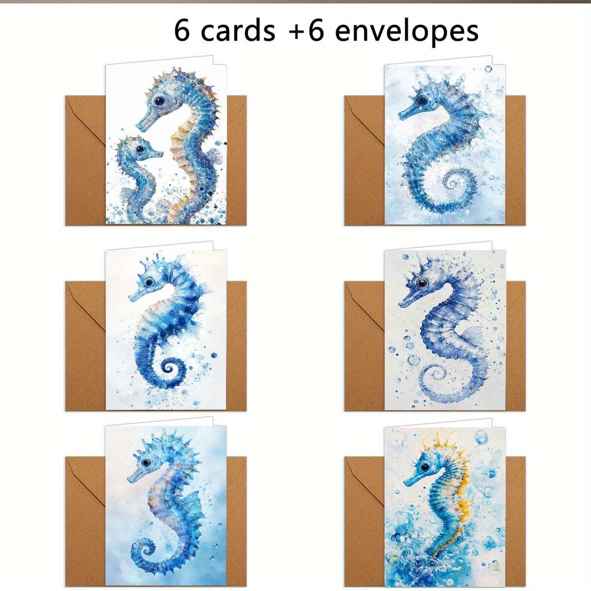 Greeting Cards Quantity 6Pcs