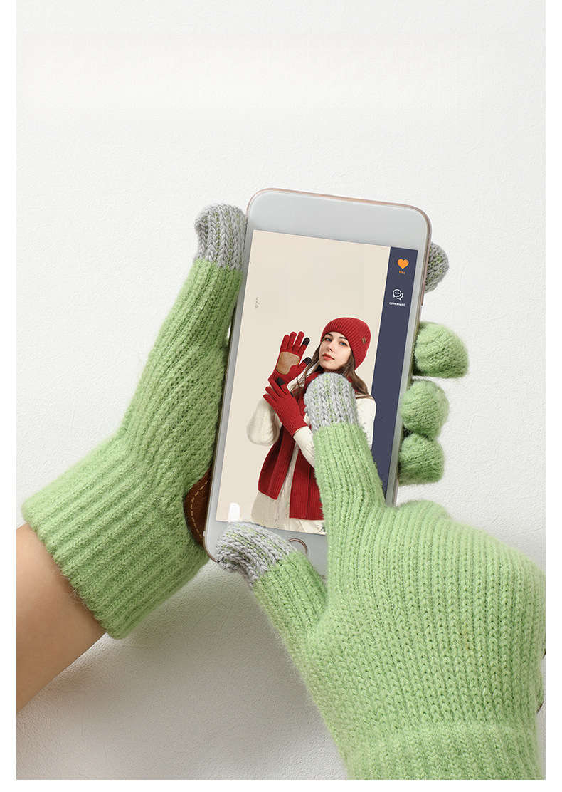 Gloves Color Orange
