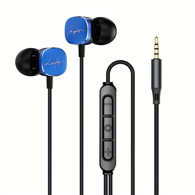 Wired Headphones Blue Size 3.5Mm