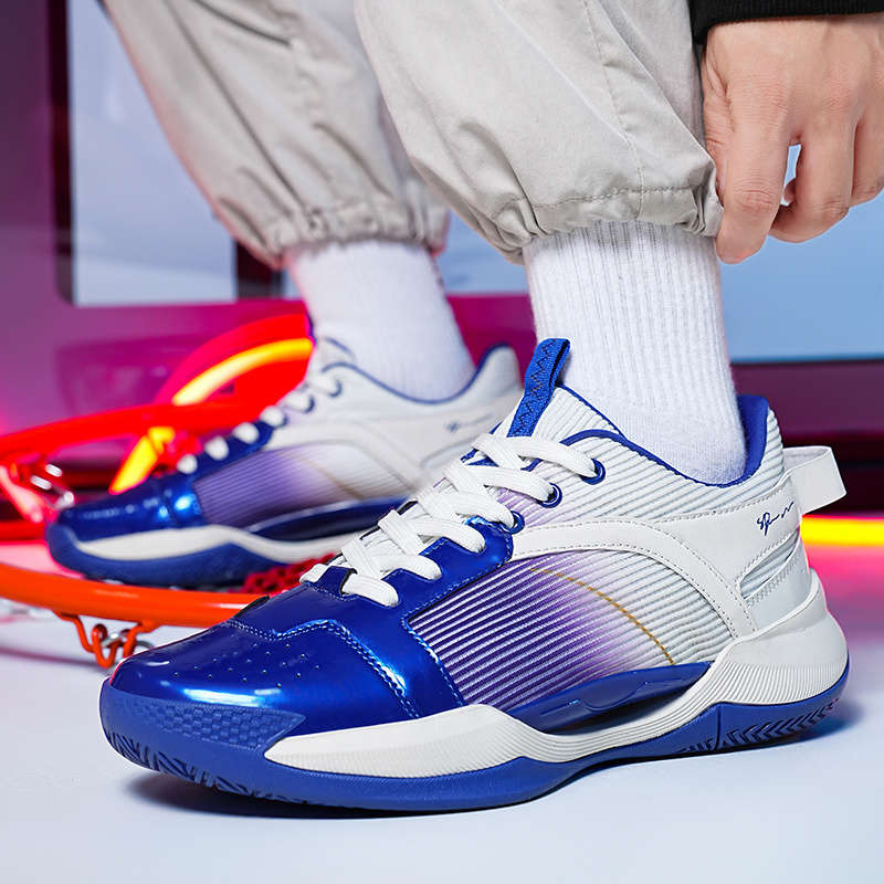 Basketball Shoes Color White Blue Sizeuk 3.5