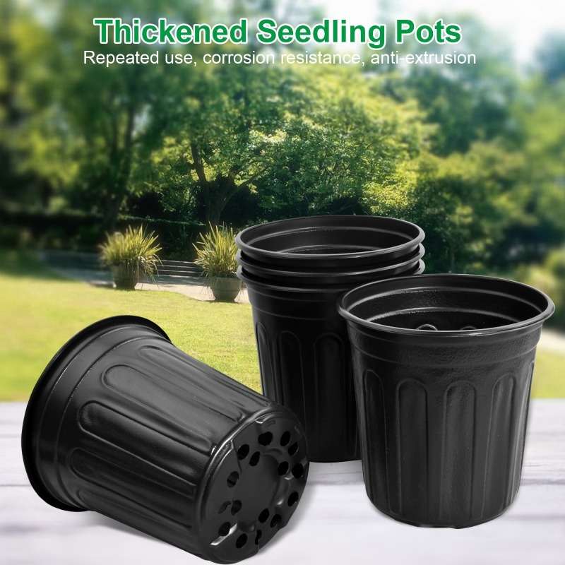 Flowerpot Color Ink Black Quantity5Pcs