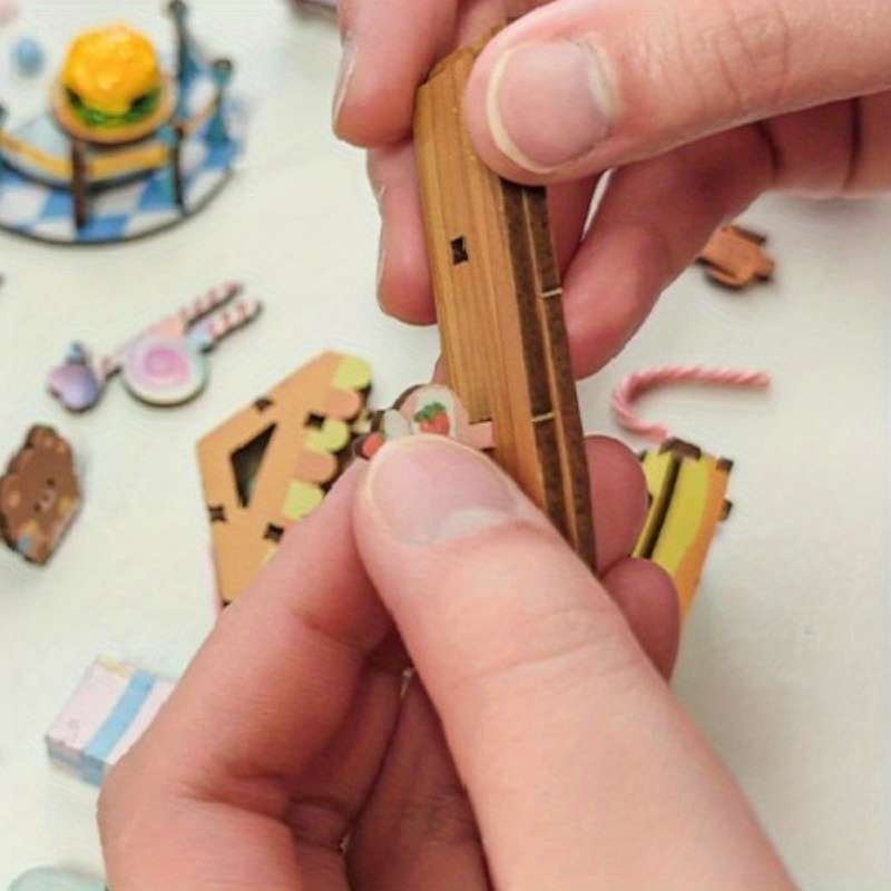 Building Toy Architectural Model Toy Set Color Sweetheart Story