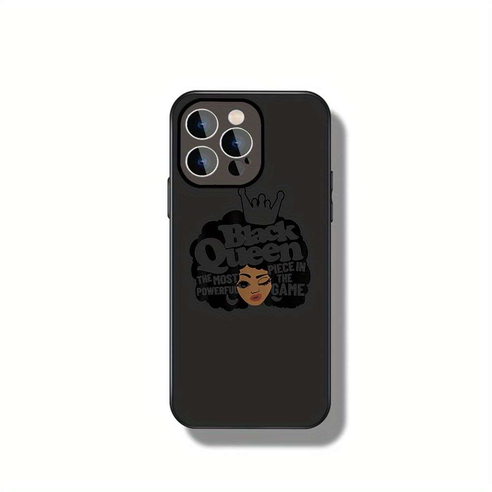 1Pc Black For iPhone 13 Black Queen Phone Case