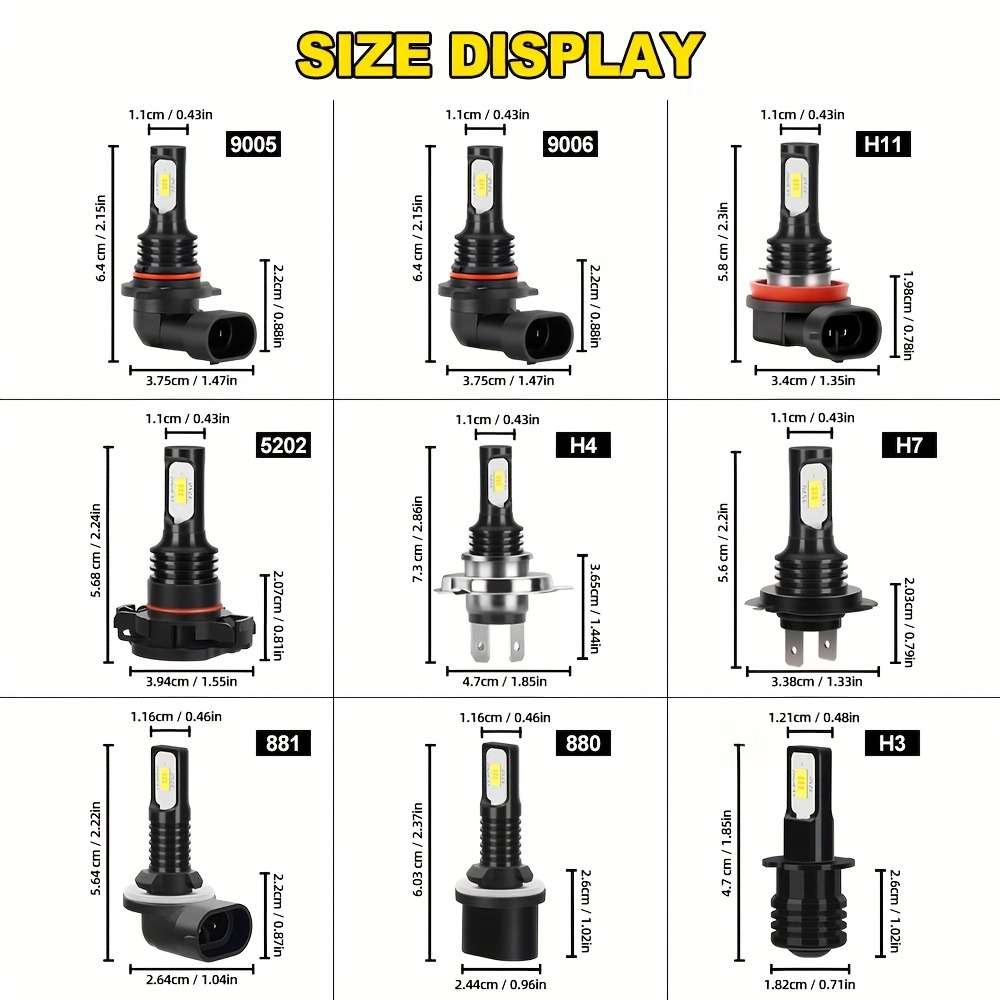 Car Lights Model 5202 Quantity 2Pcs Plugnplay