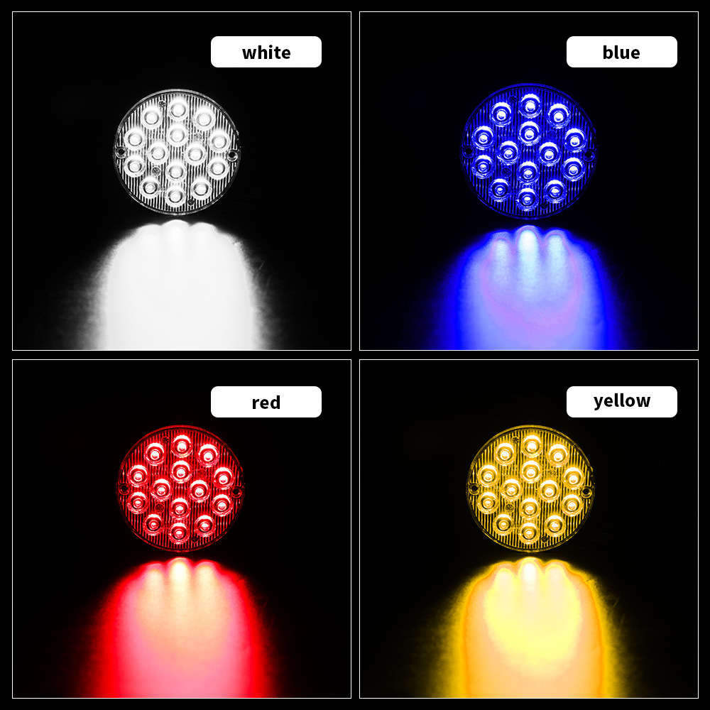 Car Lights Color Red2Pcs