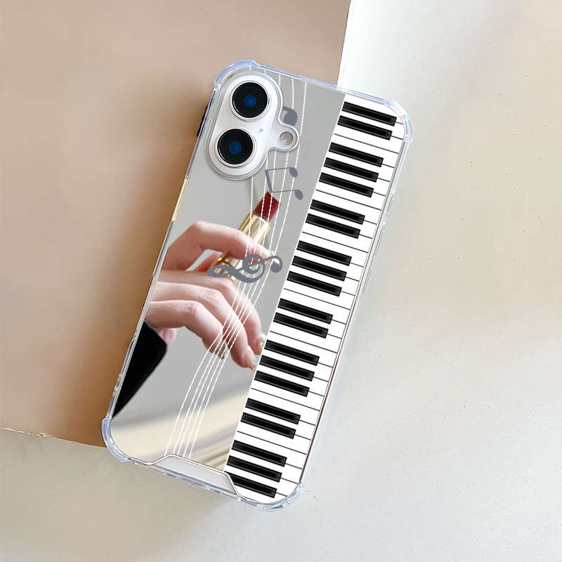 1Pc Mixed Color For iPhone 7 Plus 8 Plus Piano Music Note Phone Case