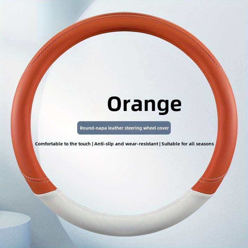 Car Steering Wheel Cover Orange