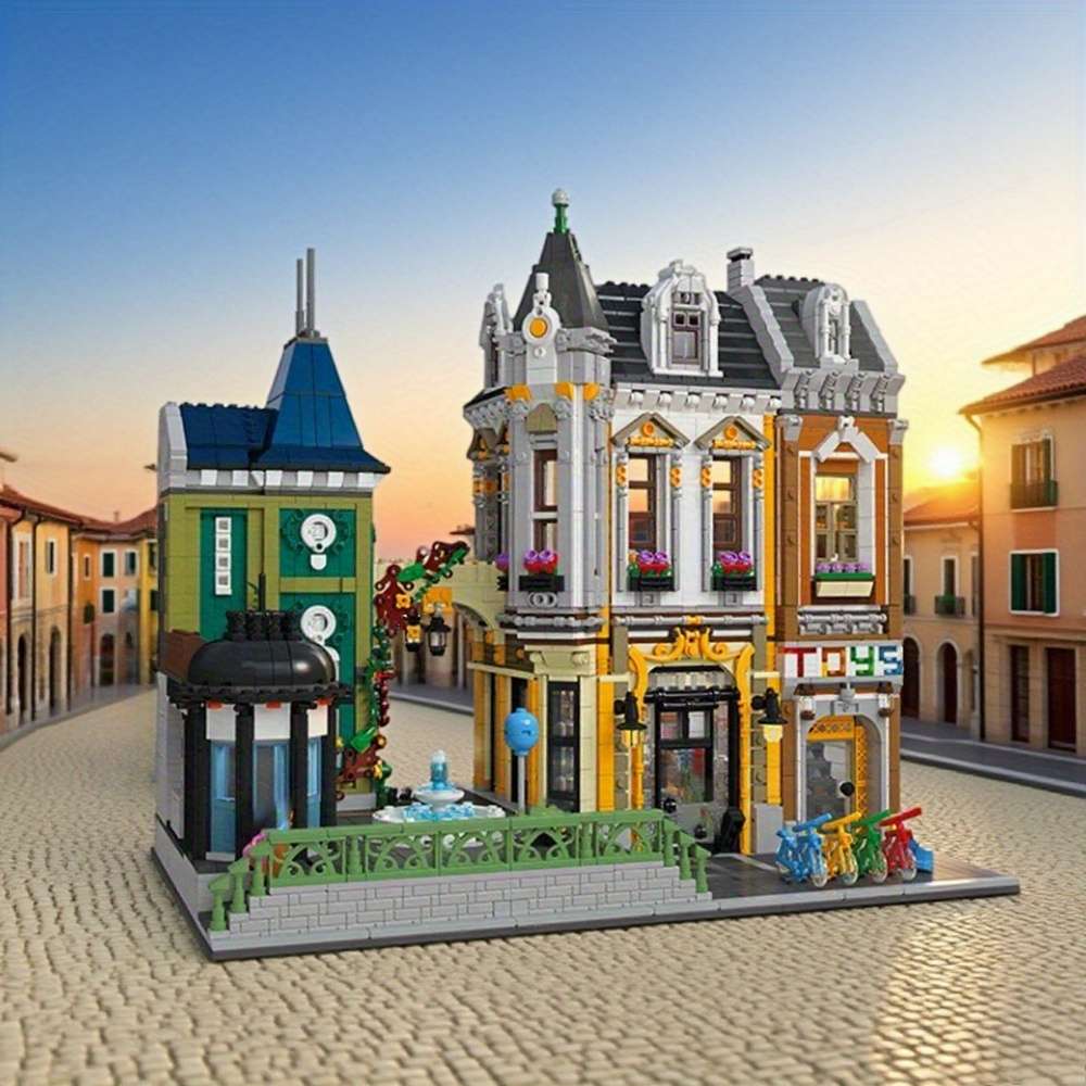 Building Toy Architectural Model Toy Set Style Jx 89112