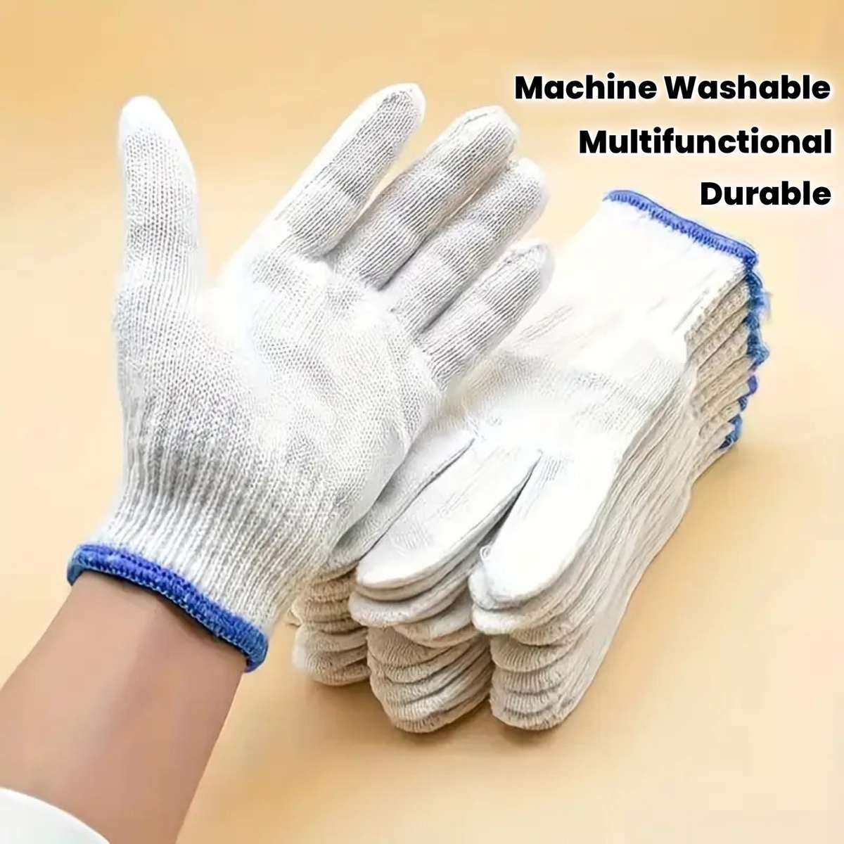 Work Gloves Color 10Pcs 5 Pairs