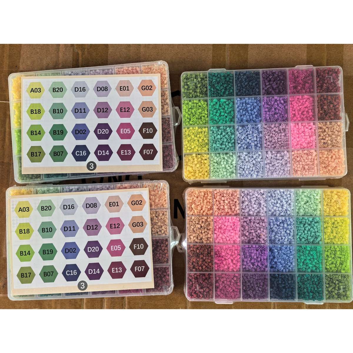 Perler Bead Set 4 Piece Set Color No. 5