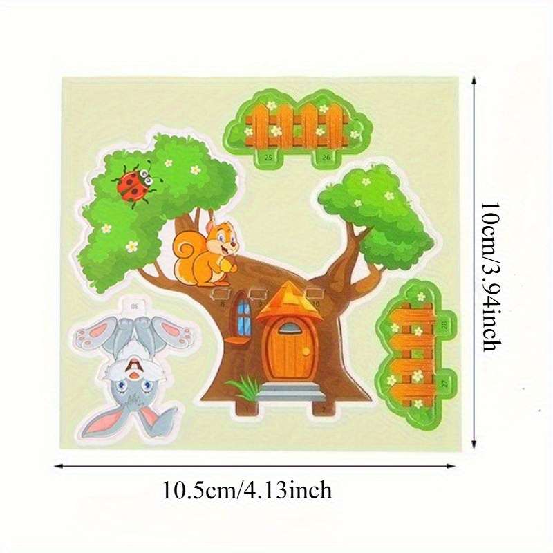 3D Building Model Puzzle Set Model Random Quantity 4 Pcs
