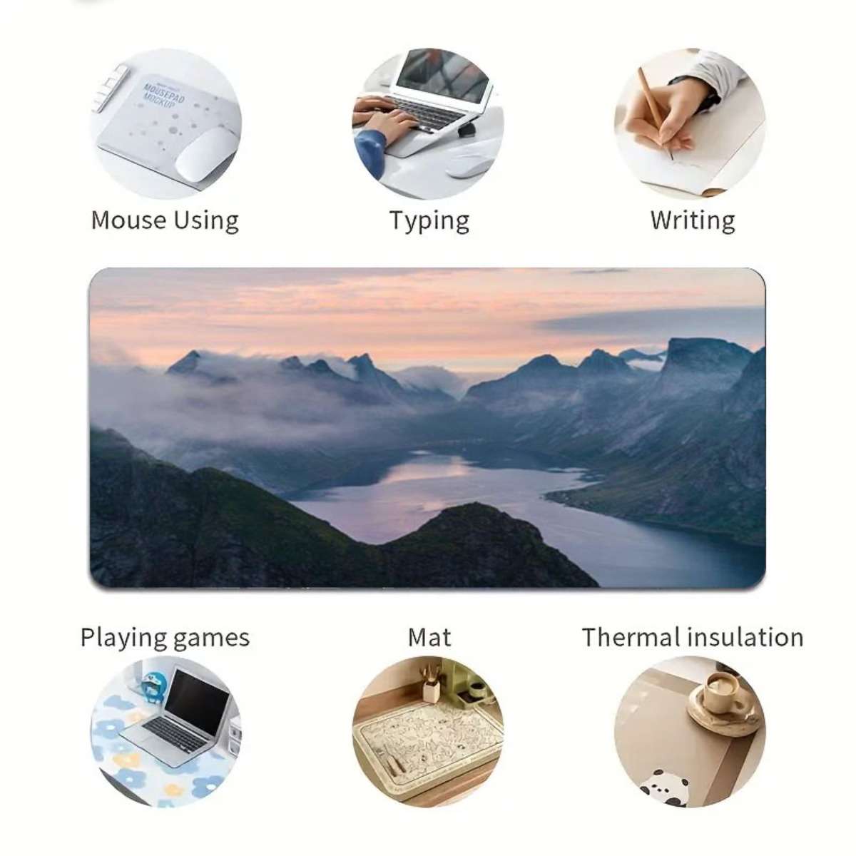 Mouse Pad Size 30X60Cm