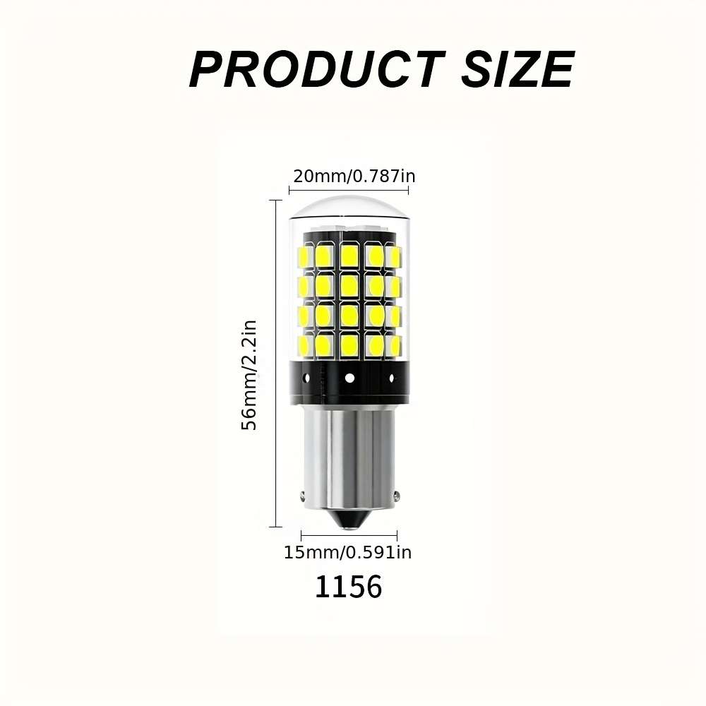 Car Lights Items 2Pcs Red 1157