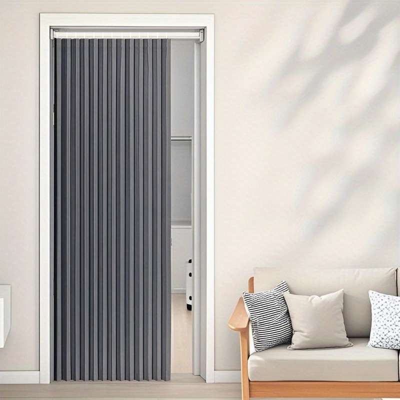 Door Curtain Color Gray Size100X180Cm