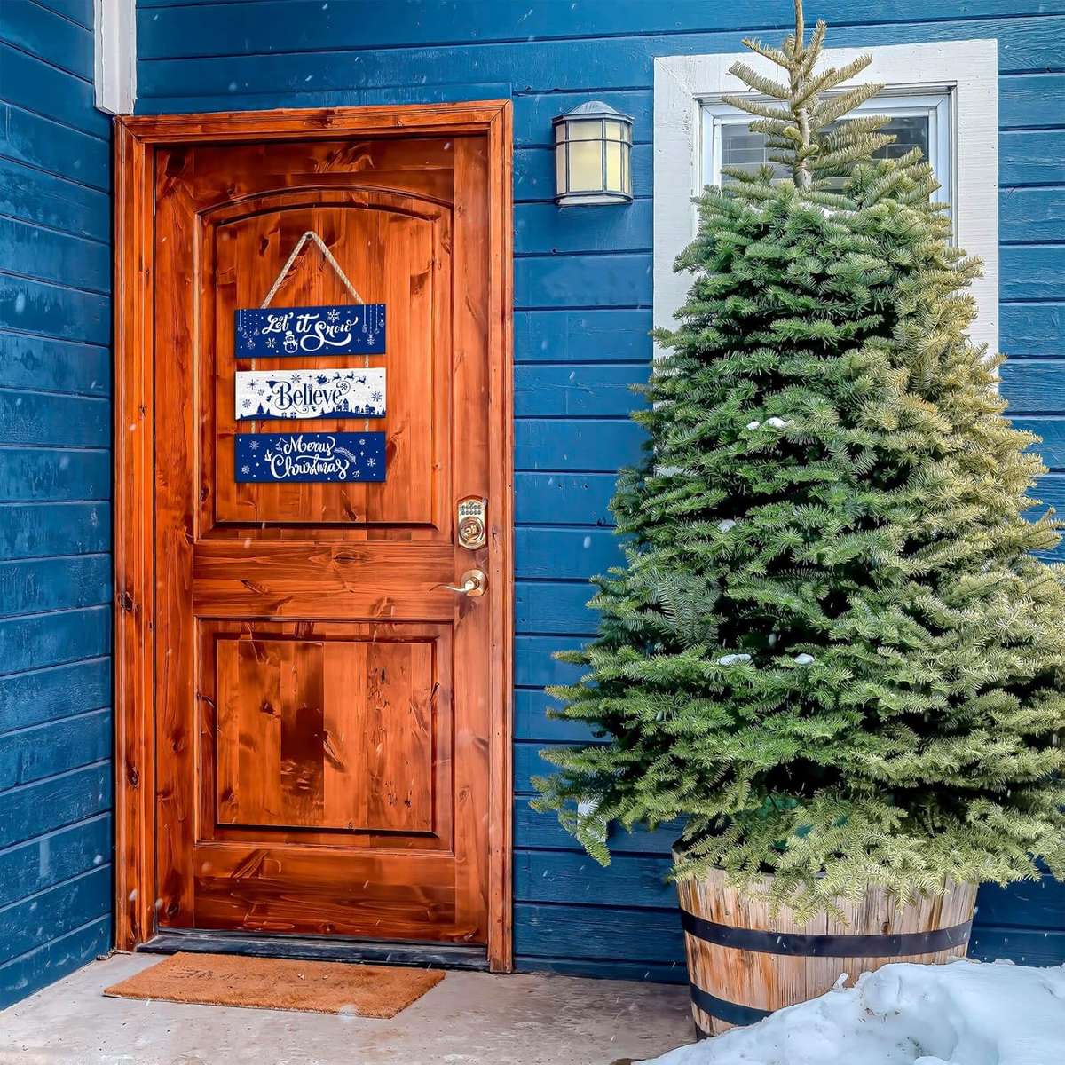 Christmas Decorations Color Blue