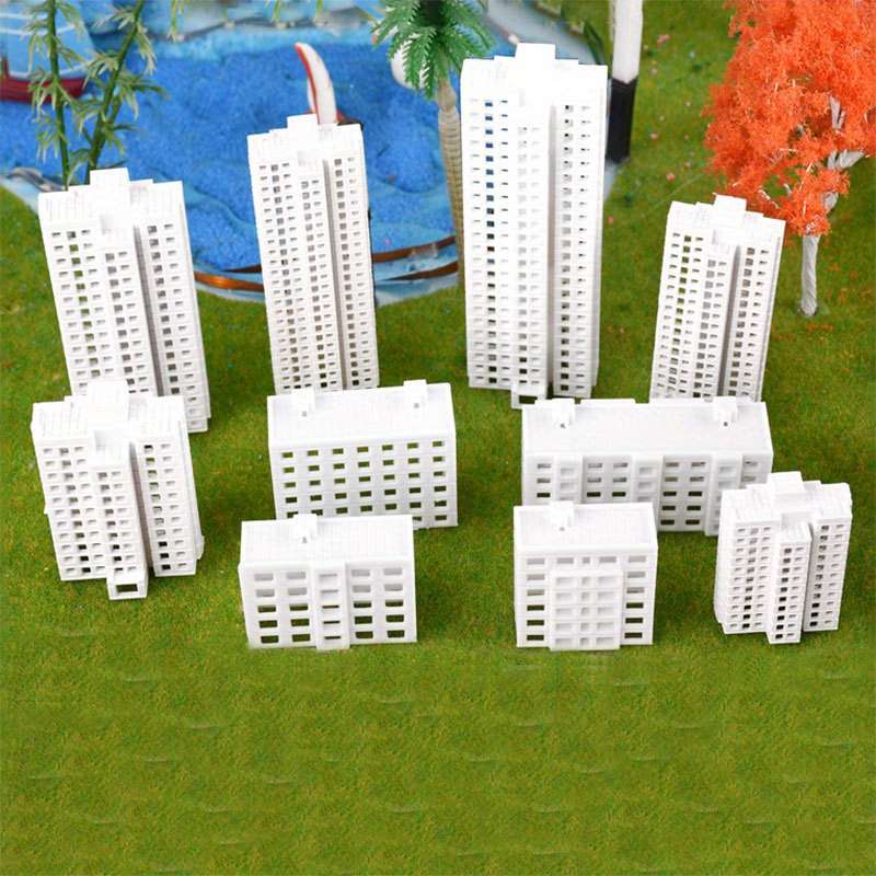 3D House Model Ornaments Items 18Storey Building 1800
