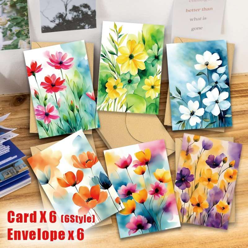 Greeting Cards Quantity 12 Pieces