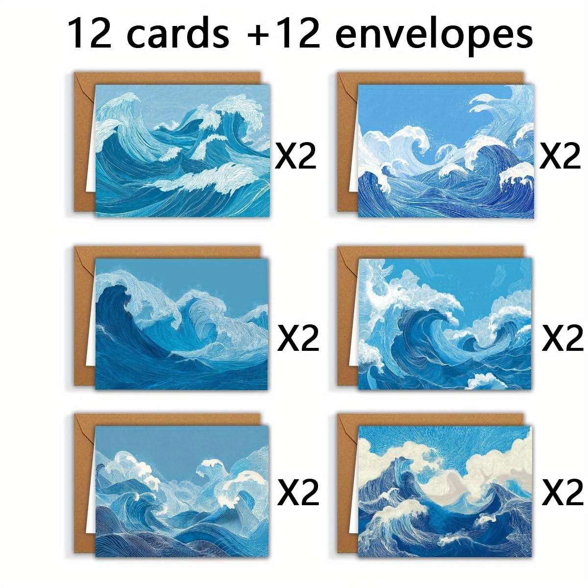 Greeting Cards Quantity 6Pcs