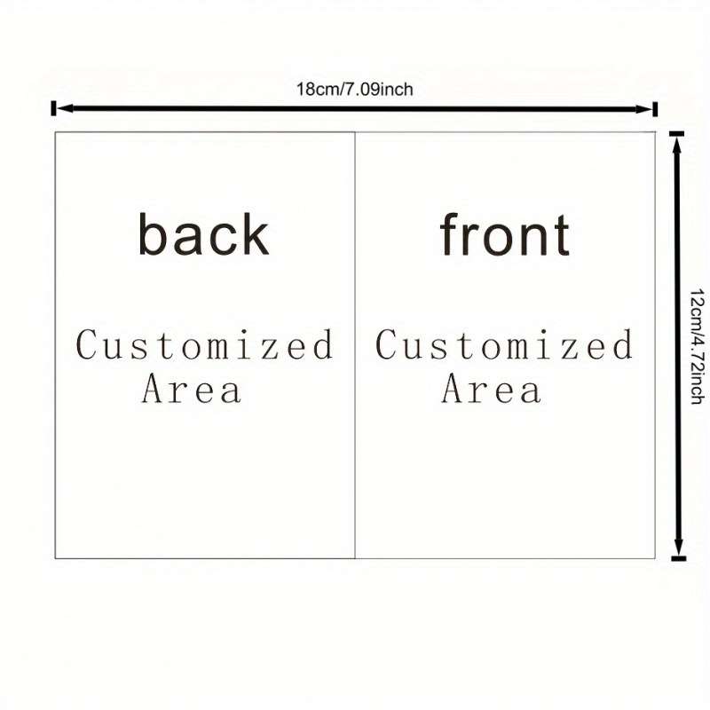 Greeting Cards Size 18X12Cm-7.09X4.72Inch Quantity 100Pcs