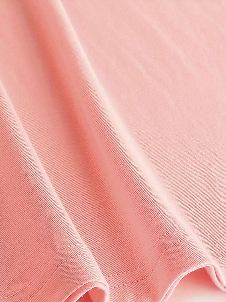 Womens T Shirt Color White Pink Black Sizem