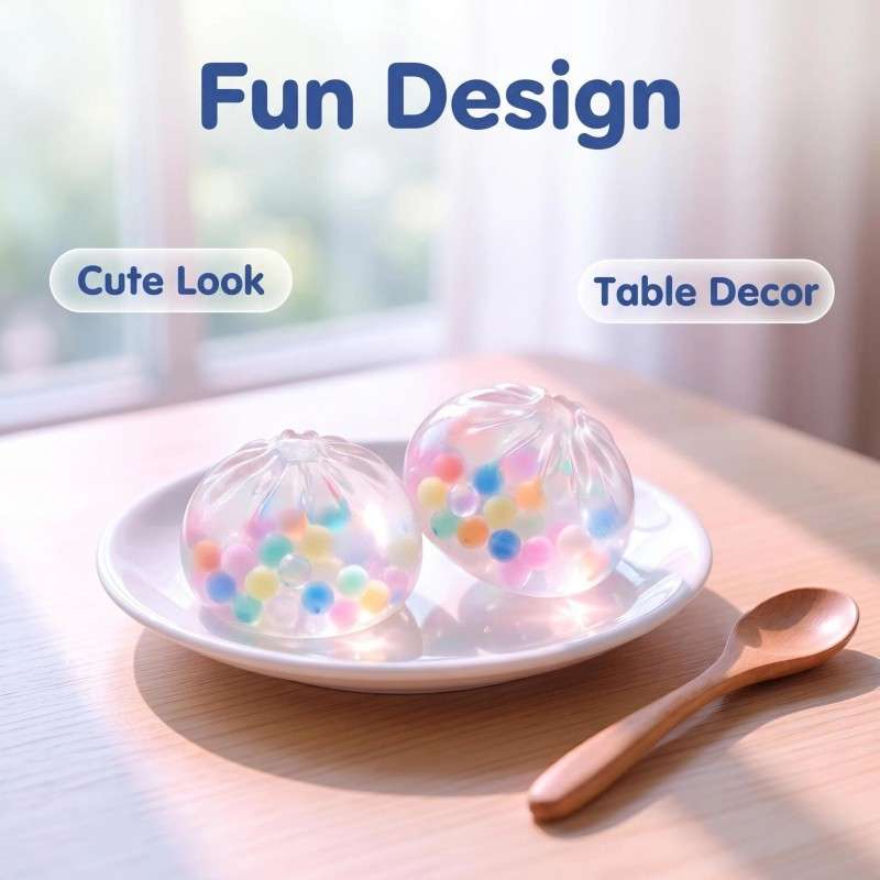 Squeezable Toys Style 2Pcs Candy Small Buns Items Random Style