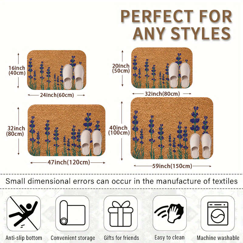 Floor Mats Size 39.4X59.1Inch