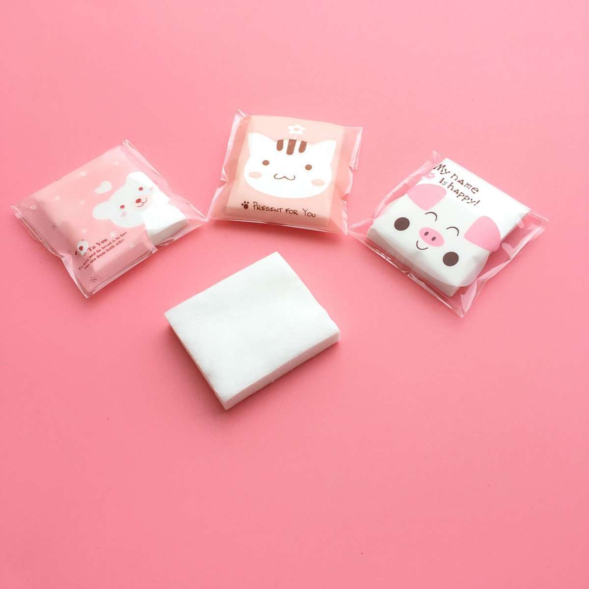 7pcs 7 Individually Packaged Disposable Towels Compact Portable Square Towel