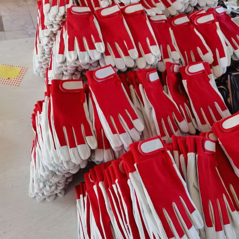 Work Gloves Color Red Quantity5 Pairs