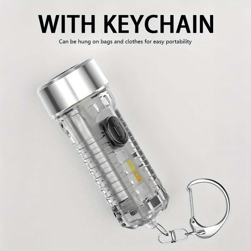 Premium 1Pc Macrocosm Mini Keychain Light Usb Rechargeable Professional