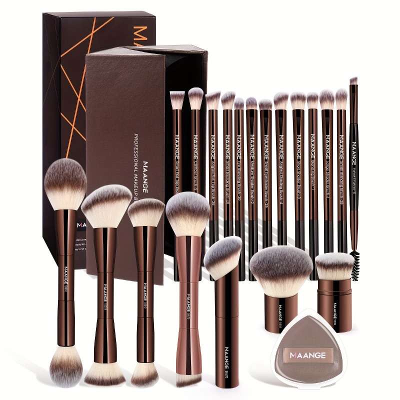 Makeup Brush Set Color Pink