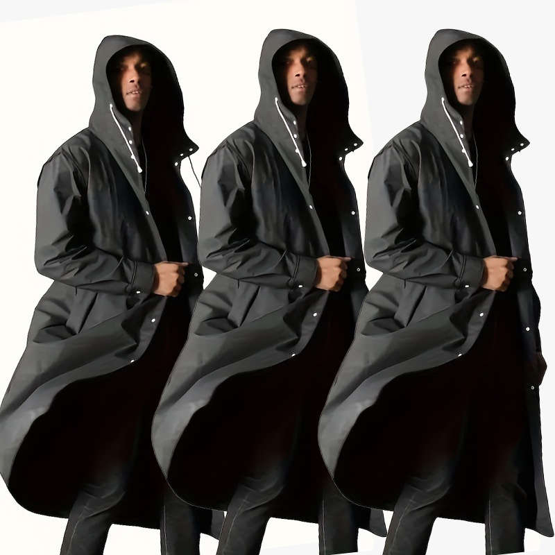 Raincoat Black Quantity 3Pcs