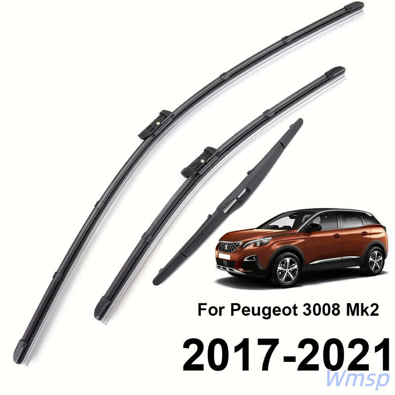 Windshield Wipers Model For Peugeot 3008 Mk2 2017 2021