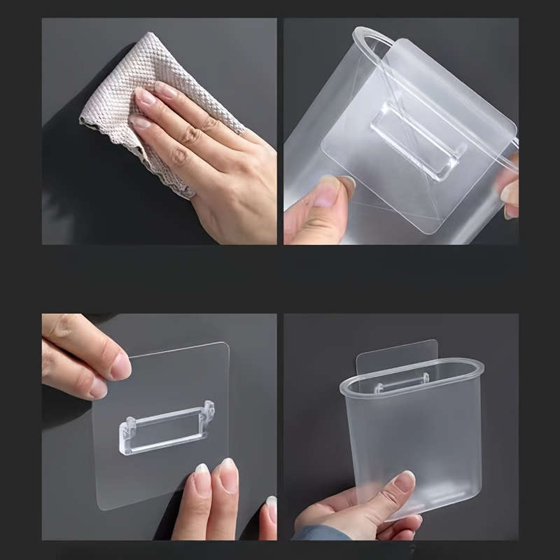 Bathroom Storage Rack Color Transparent Quantity2Pcs