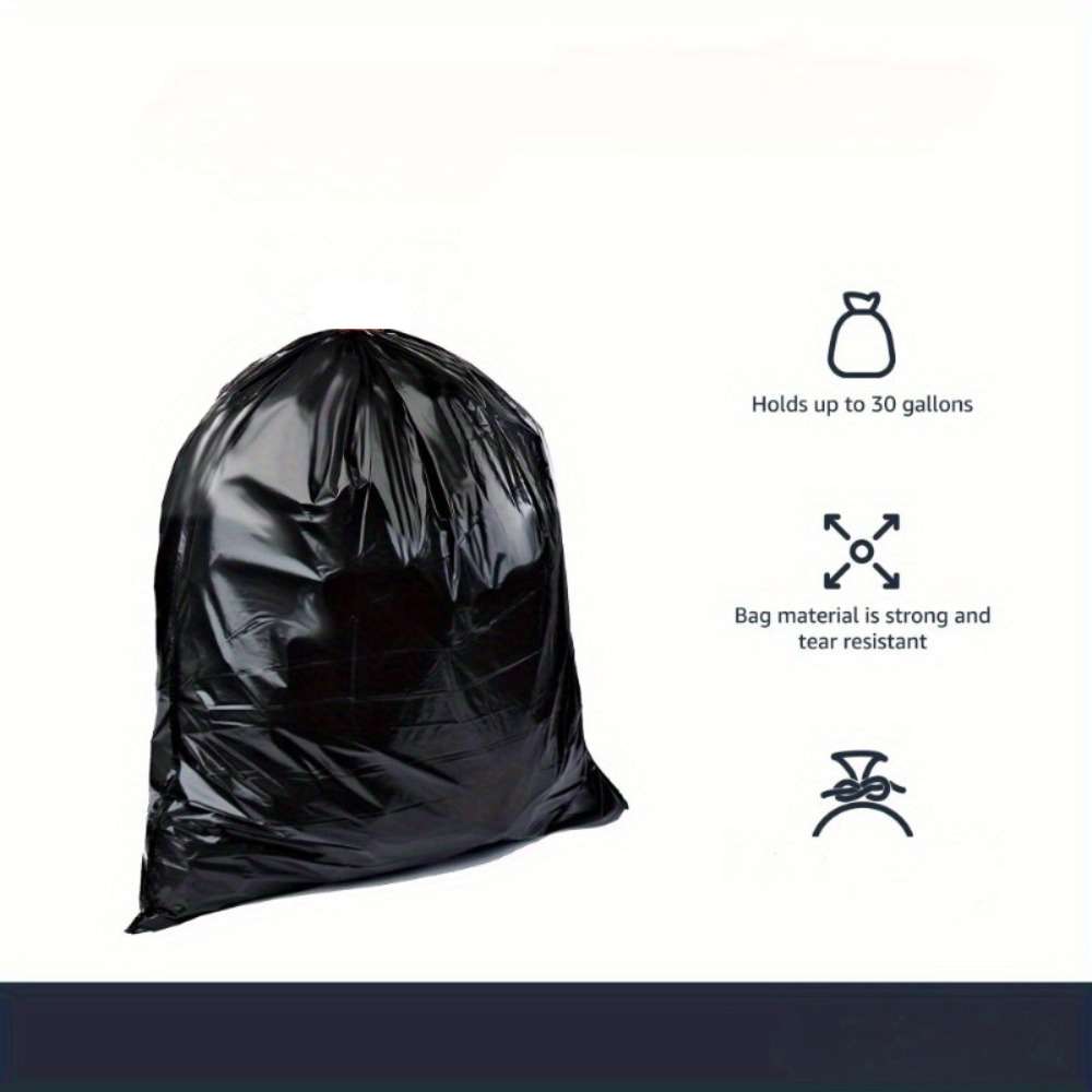 Trash Bag5 Rolls100 Pieces Black