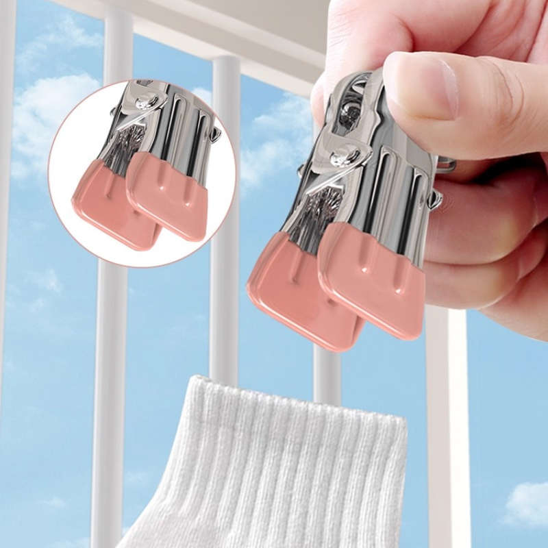 Clothes Rack 18 Clips White