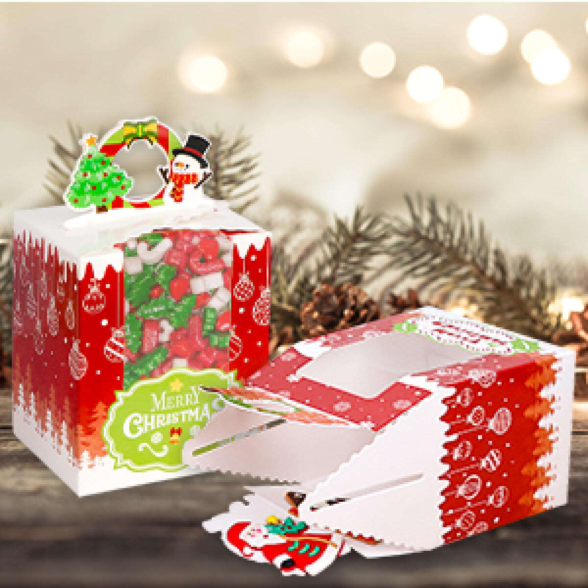 Christmas Gift Boxes Quantity 4Pcs Set