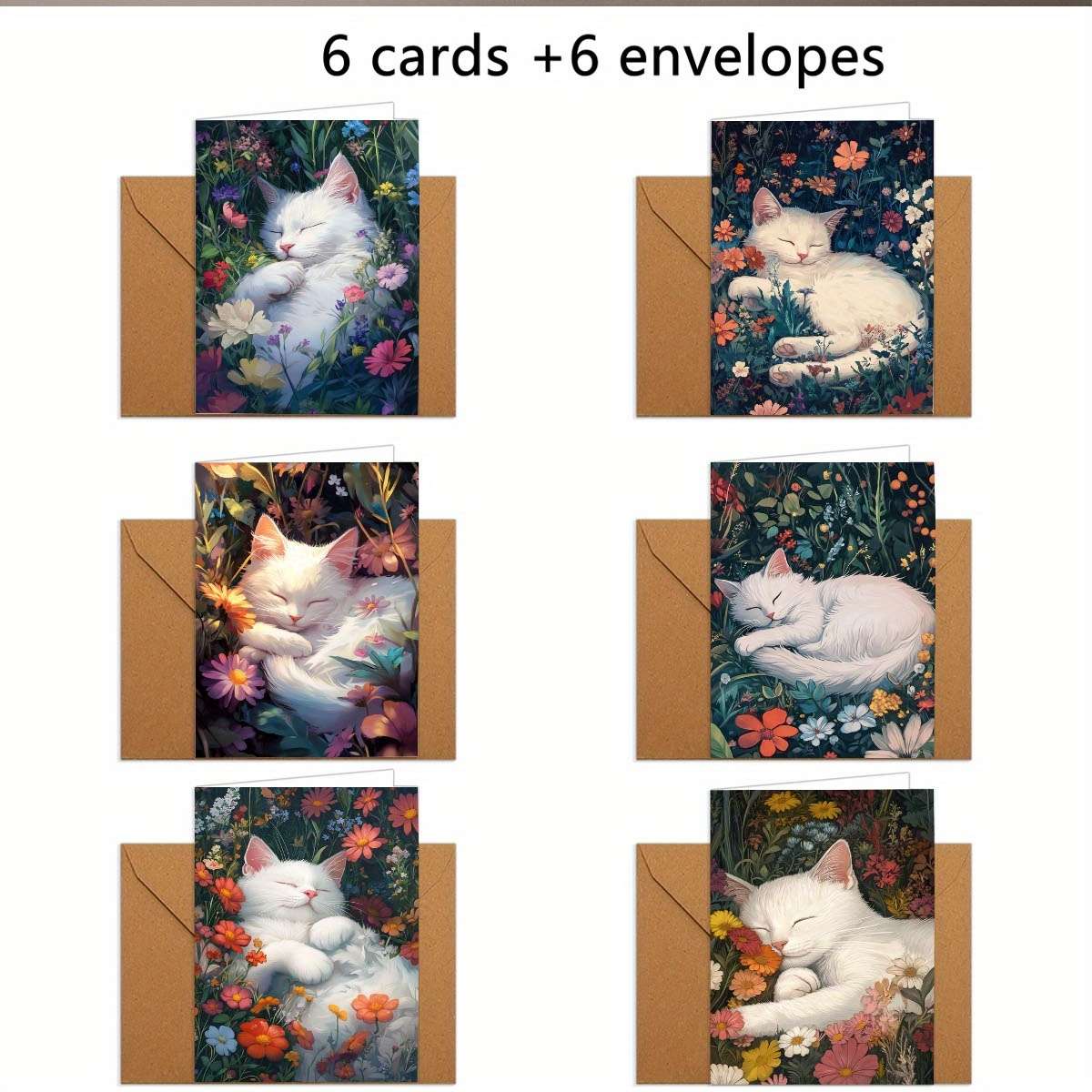Greeting Cards Quantity 6Pcs