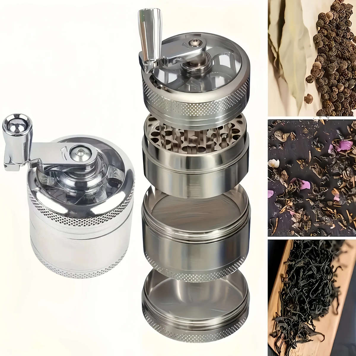 Grinder Color Silvery Size1