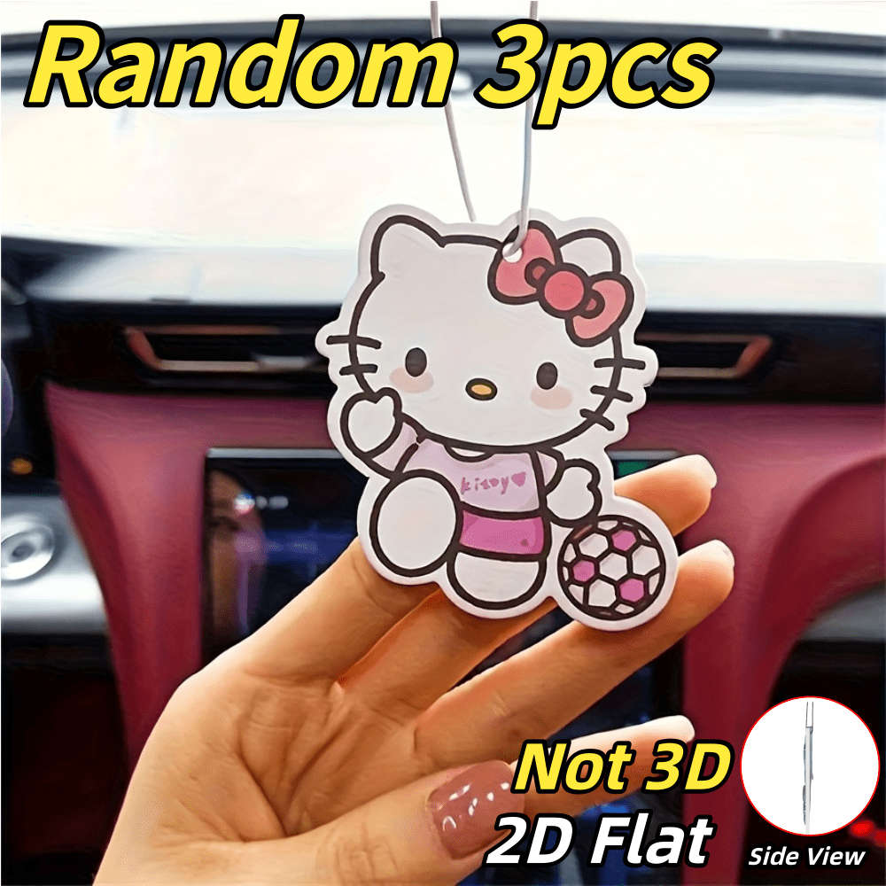 Car Interior Decor Color Random 3 Pcs   Hk Cat