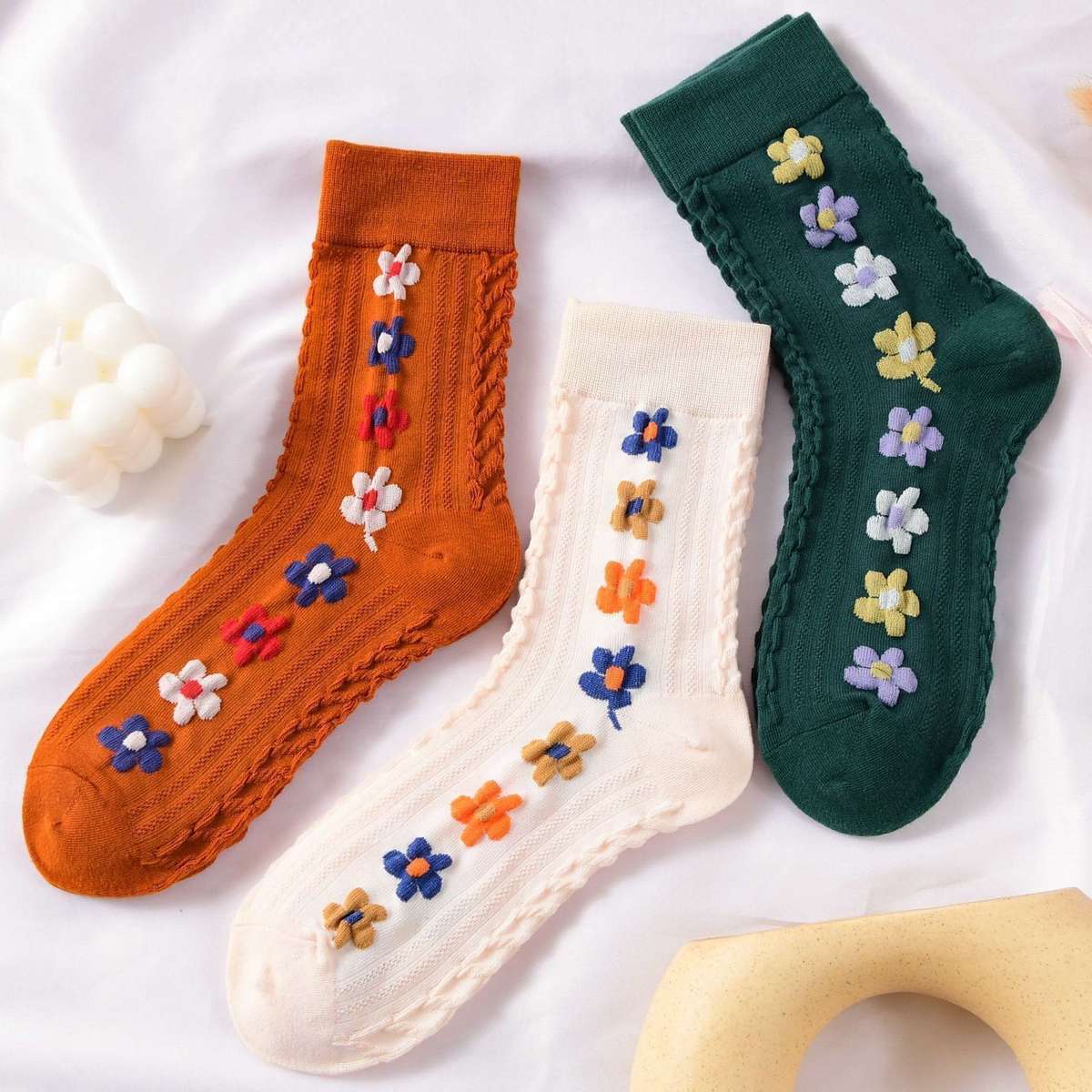 Women S Socks Color 5 Pairs To Mix And Match Size Onesize