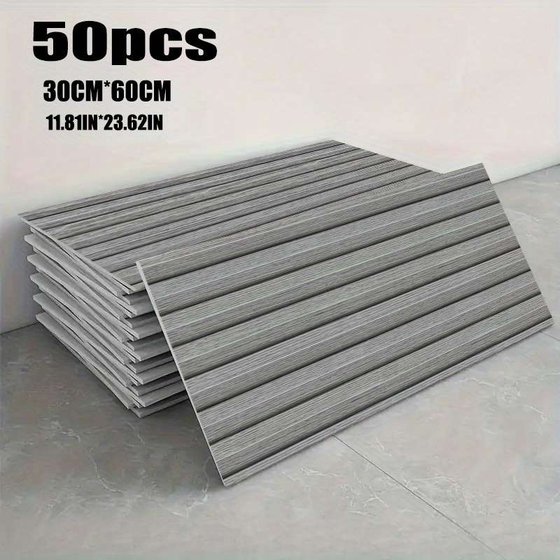100PCS Durable Self Adhesive Self Adhesive Wood Grain Pattern Wall Stickers