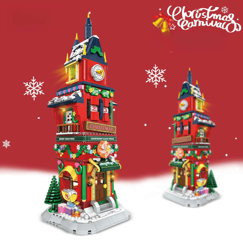 3D Building Model Puzzle Set Color Count Down Tower  1084 Pcs