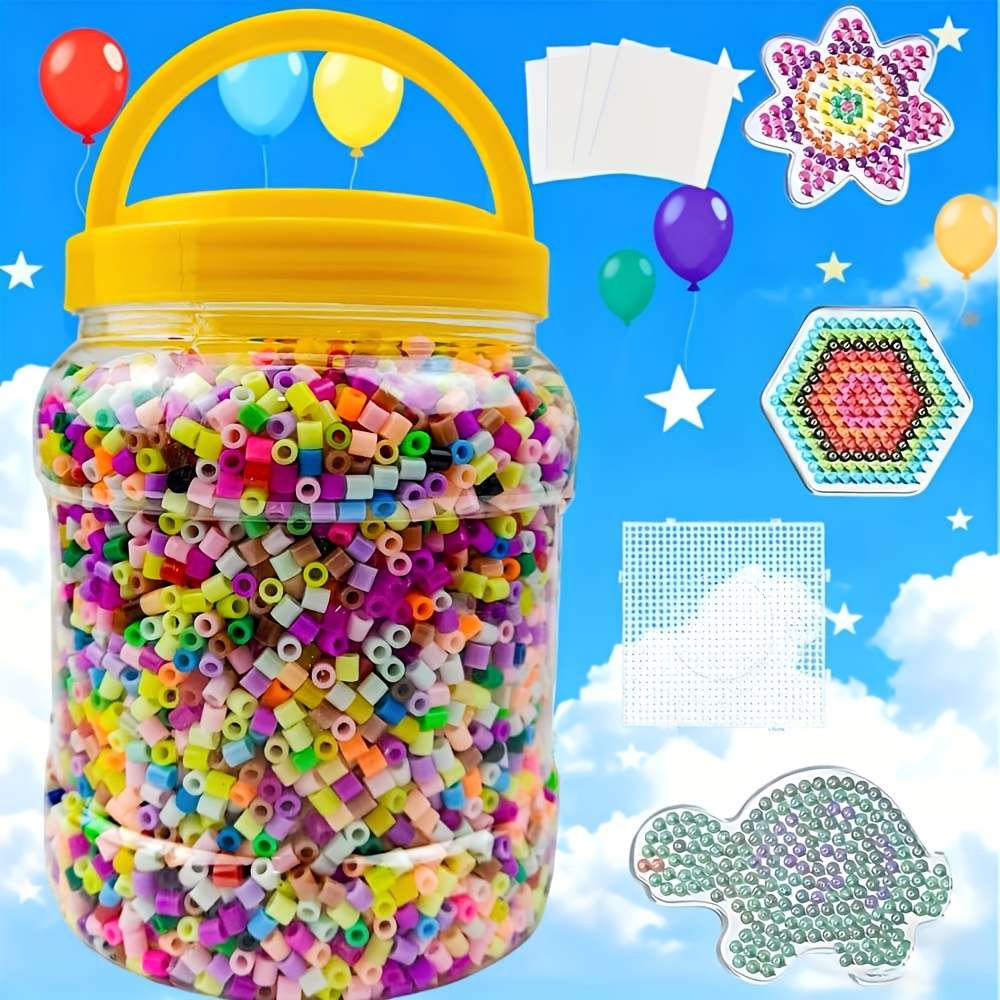 Perler Bead Set Colorful Rainbow Series