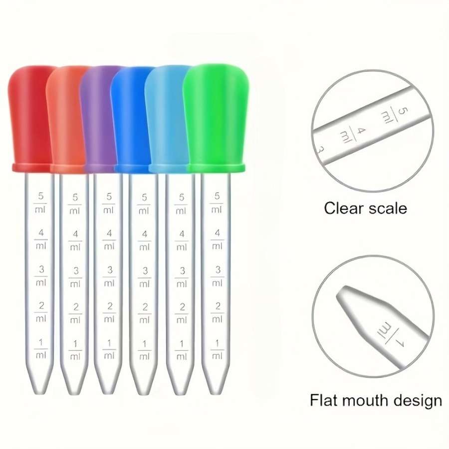 Measuring Cup Quantity 10Piece Set 5 Silicone Droppers