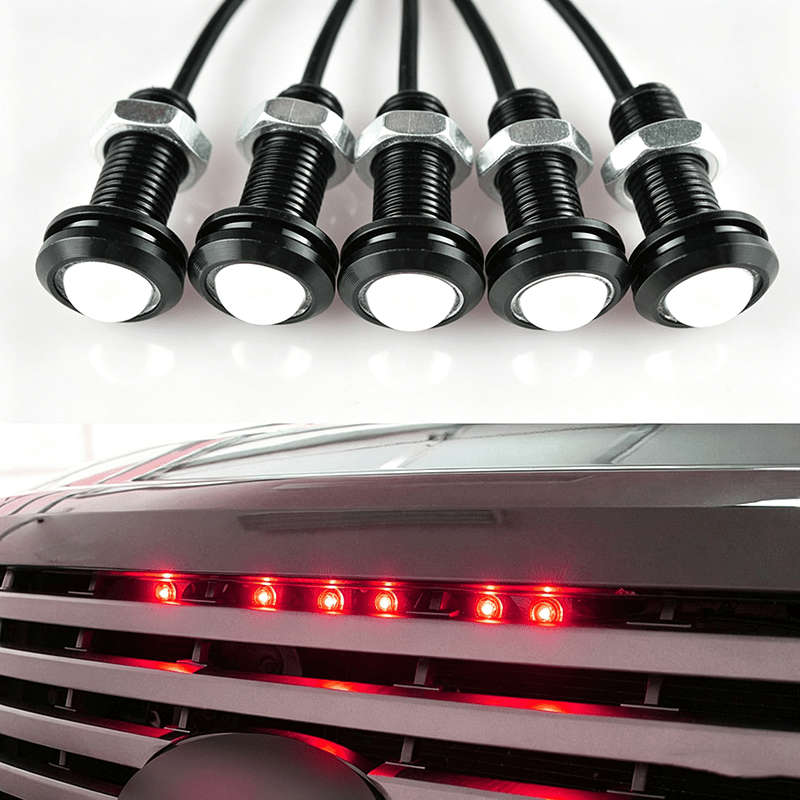 Car Lights Color Red Glow Quantity 5Pcs