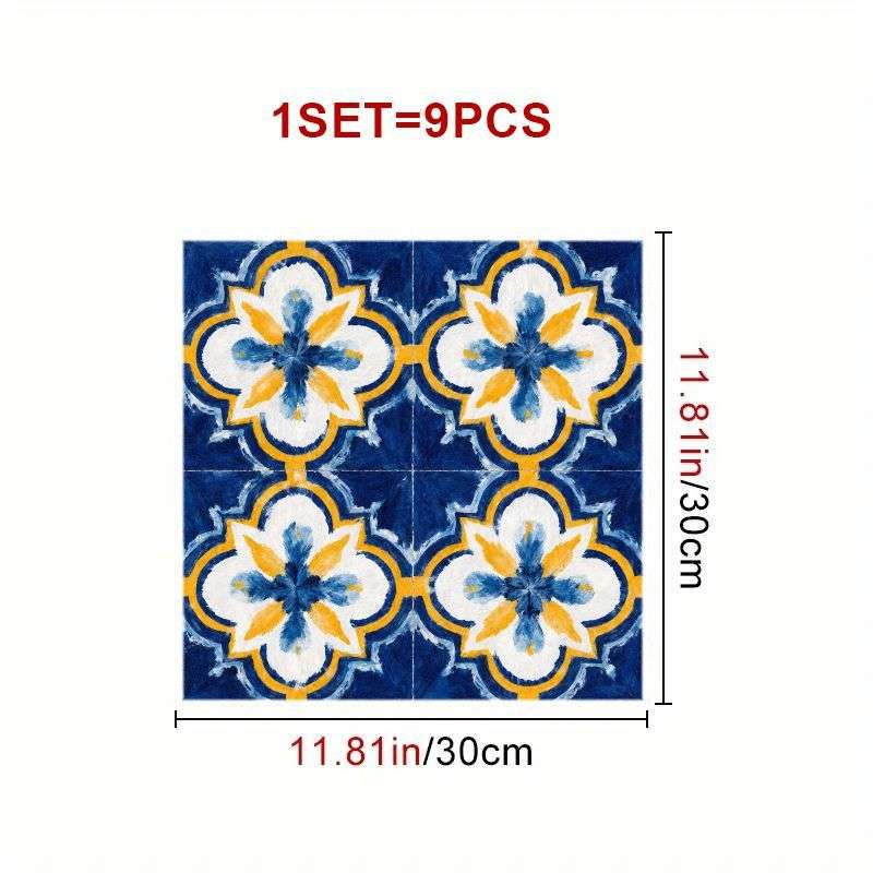 Floor Stickers Quantity 9Pcs