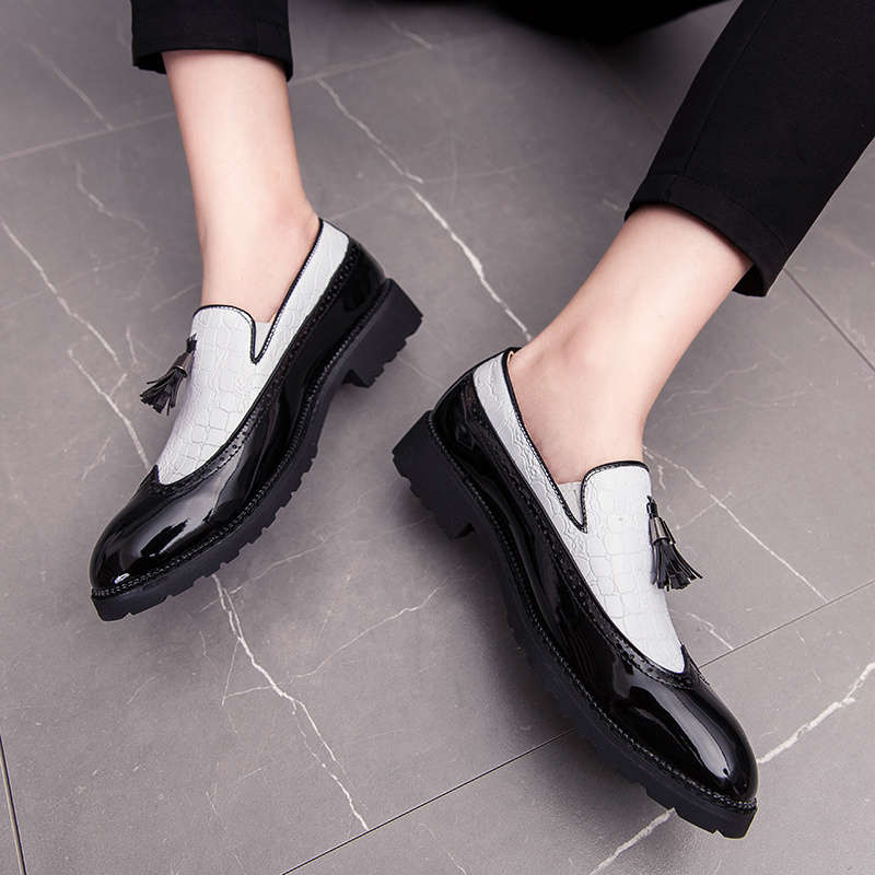 Mens Leather Shoes Color White Sizeuk 7