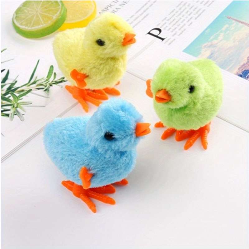 Plush Toyss Items 4 different colored chicks