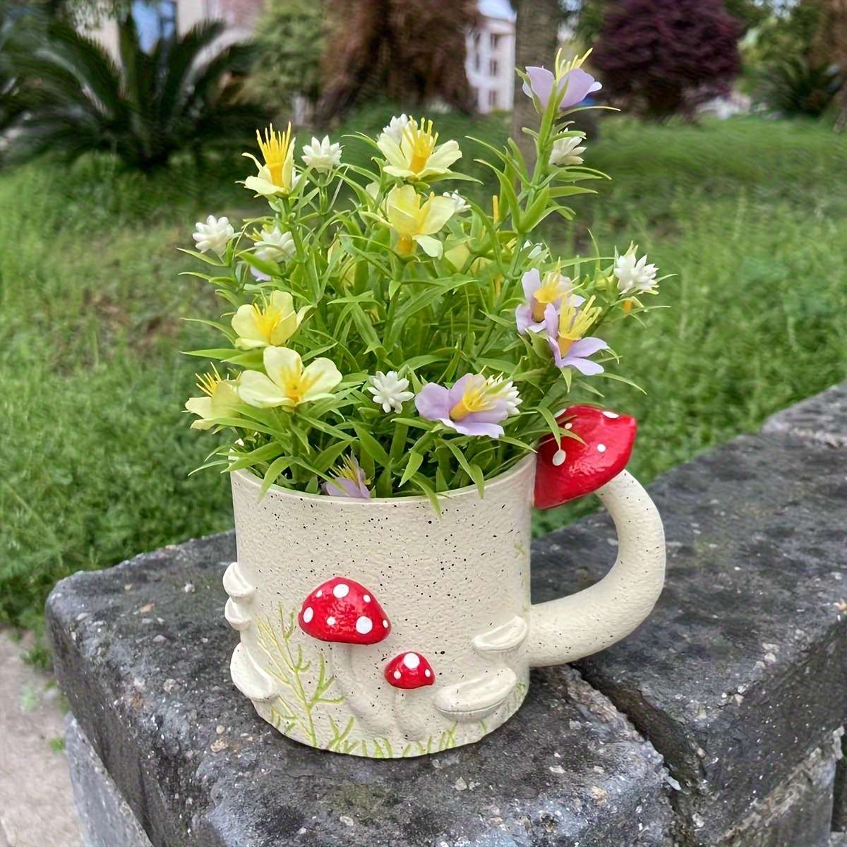 Flowerpot Model Flower Pot Mushroom